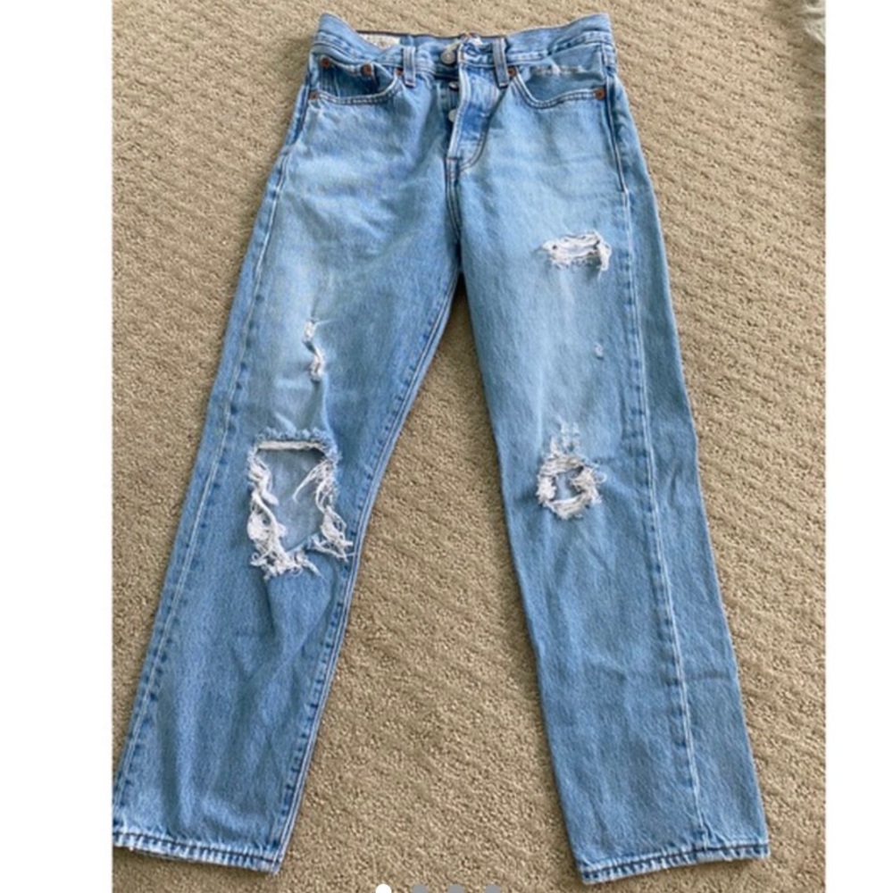 501 Levi’s wedgie straight jeans